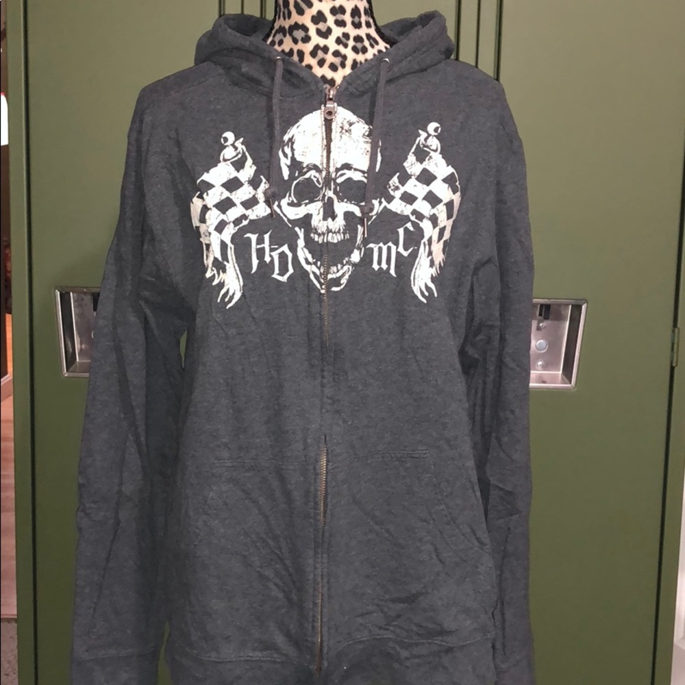 Harley-Davidson Black Label Hoodie Men’s M Zip up
